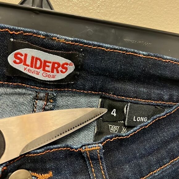 Sliders Kevlar Riding Jeans Size 4 Long - Picture 3 of 6